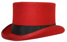 Red wool tophat